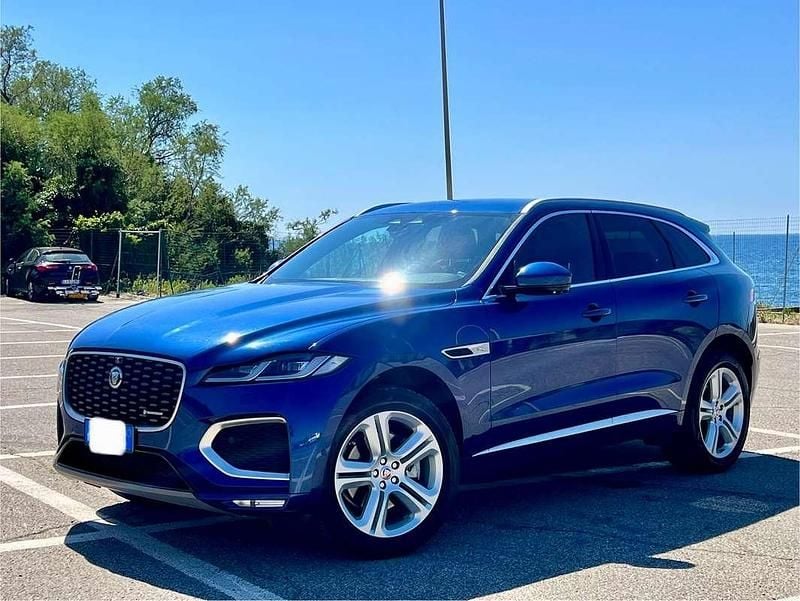 Usata Jaguar F-Pace R-Dynamic 204 CV (150 kW) 2021 Blu/azzurro SUV