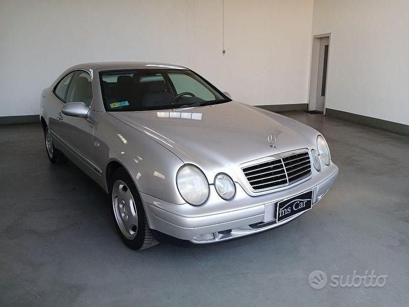 Usata Mercedes CLK200 Elegance 136 CV (100 kW) 1998 Grigio Coupé