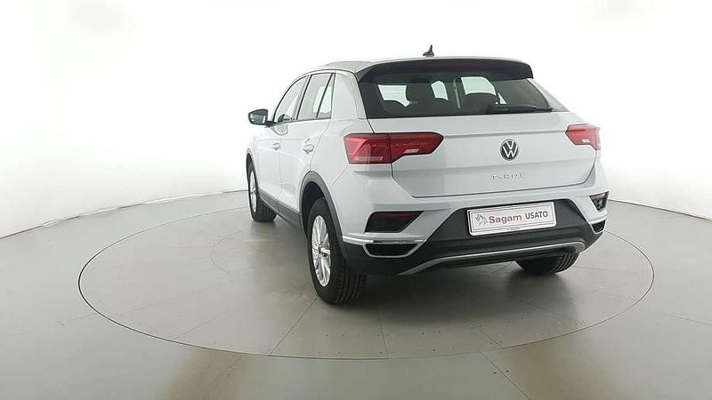 Usata VW T-Roc Business 150 CV (110 kW) 2021 White silver metallizzato SUV