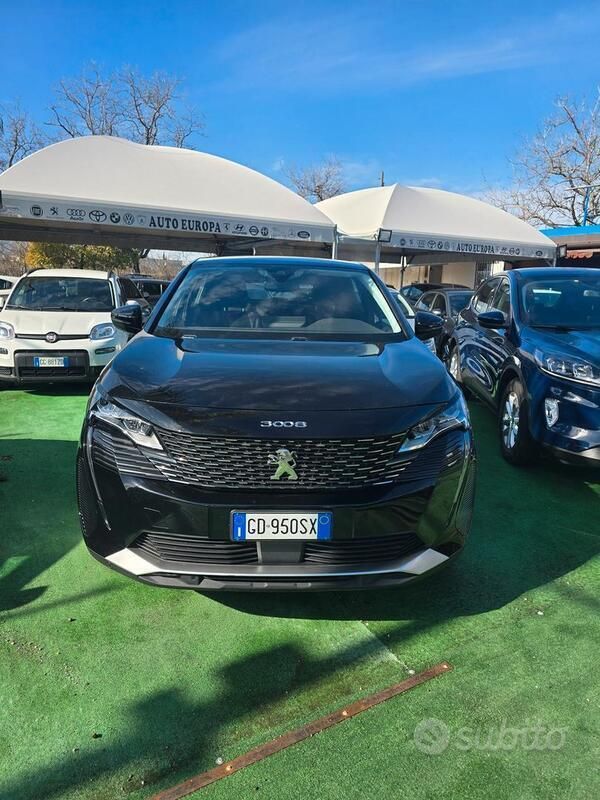 Usata Peugeot 3008 Business-Line 131 CV (96 kW) 2020 Nero SUV