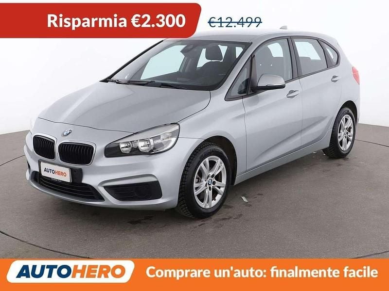 Usata BMW 218 Active Tourer Basis 136 CV (100 kW) 2015 Argento Monovolume