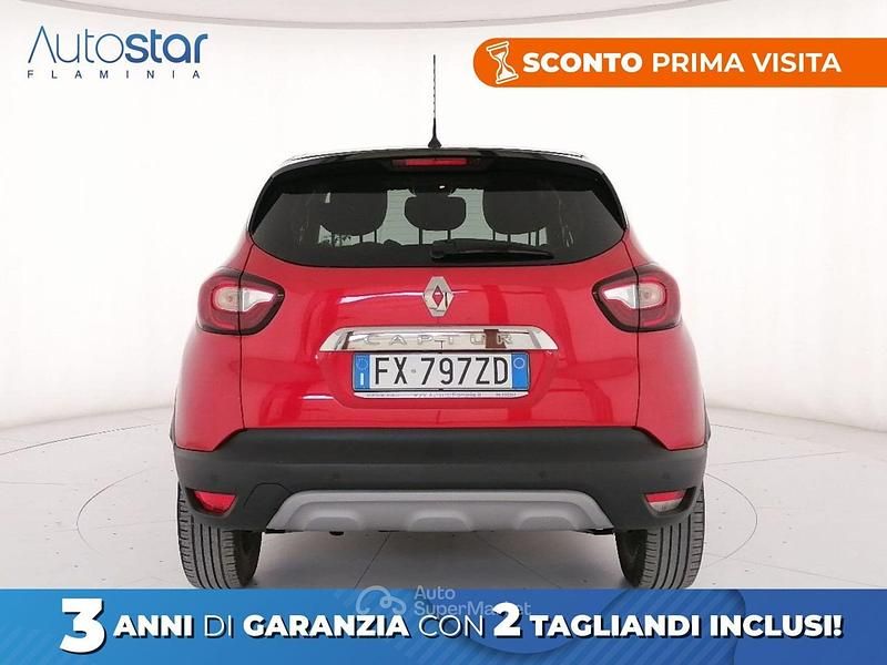 Usata Renault Captur 90 CV (66 kW) 2019 Rosso SUV