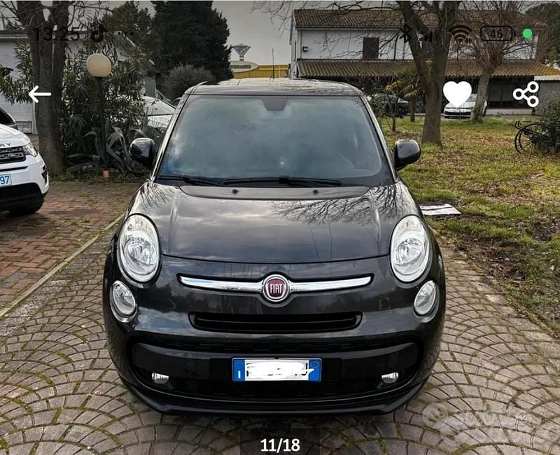 Usata Fiat 500L Lounge 120 CV (88 kW) 2017 Nero Monovolume