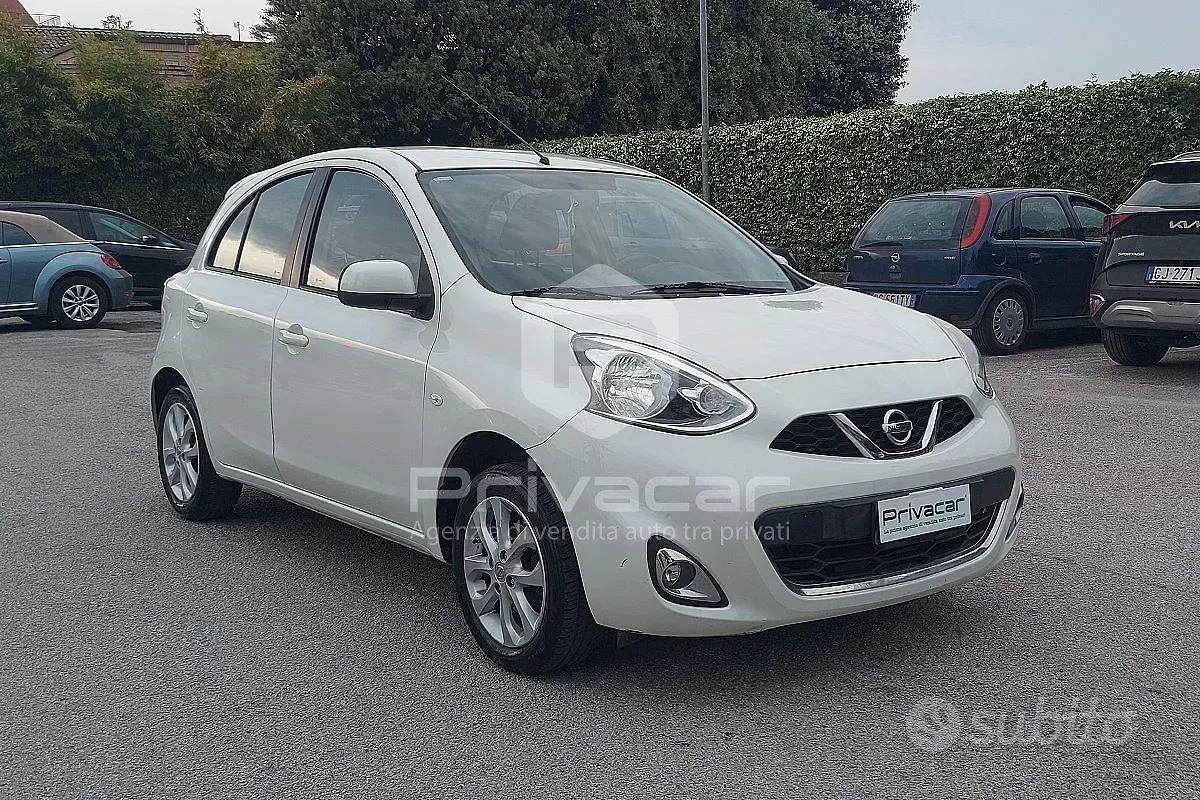 Usata Nissan Micra Acenta 80 CV (58 kW) 2016 Bianco Utilitaria
