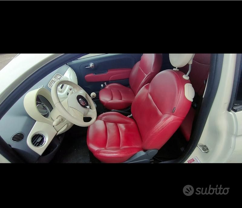 Usata Fiat 500 95 CV (69 kW) 2012 Bianco