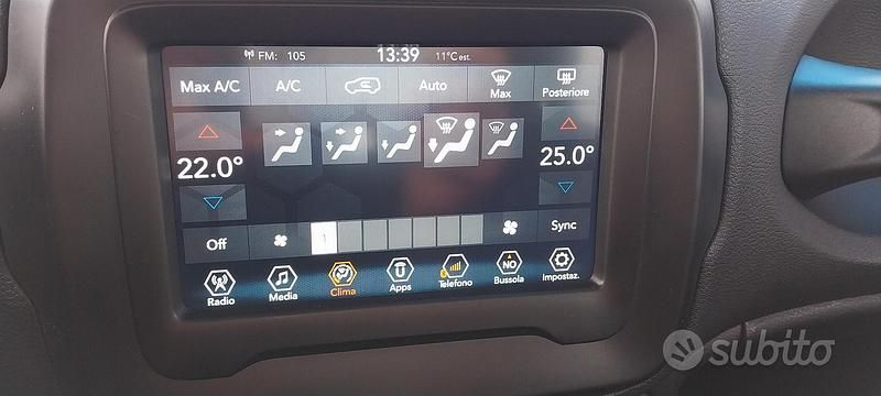 Usata Jeep Renegade Limited 140 CV (102 kW) 2018 Nero SUV