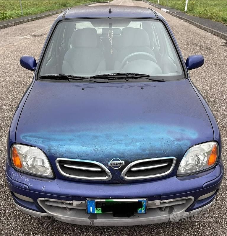Usata Nissan Micra Comfort 60 CV (44 kW) 2002 Blu Utilitaria