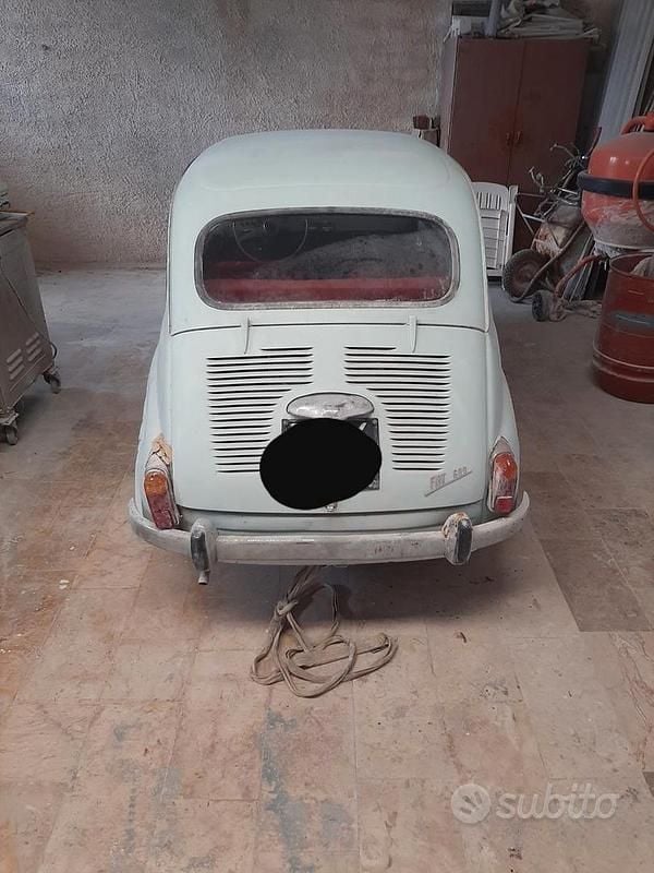 Usata Fiat 600 1960 Utilitaria