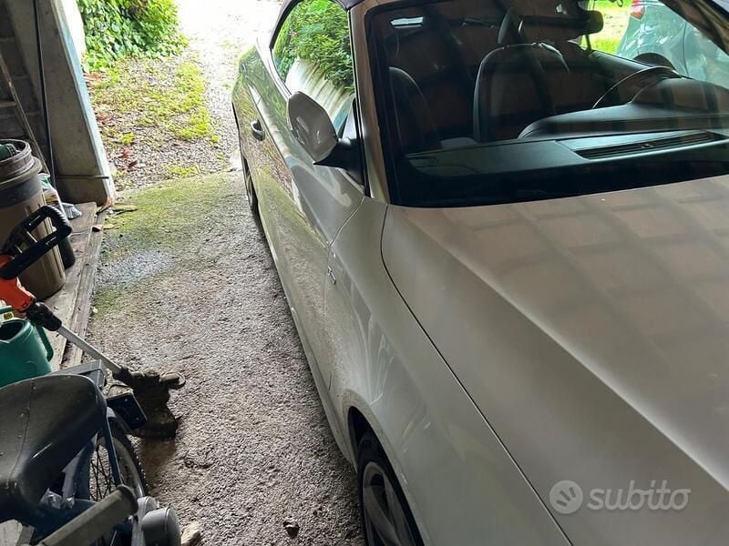 Usata Audi A5 Cabriolet S-Line 177 CV (130 kW) 2015 Bianco Cabrio