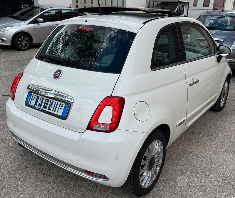 Usata Fiat 500 Lounge 69 CV (50 kW) 2018 Bianco Utilitaria