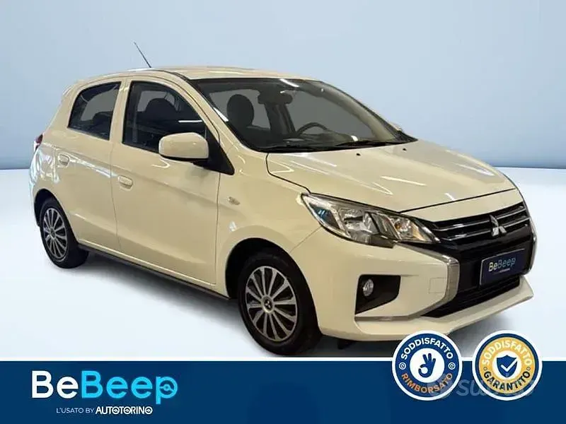 Usata Mitsubishi Space Star Intense 71 CV (52 kW) 2021 Bianco Utilitaria