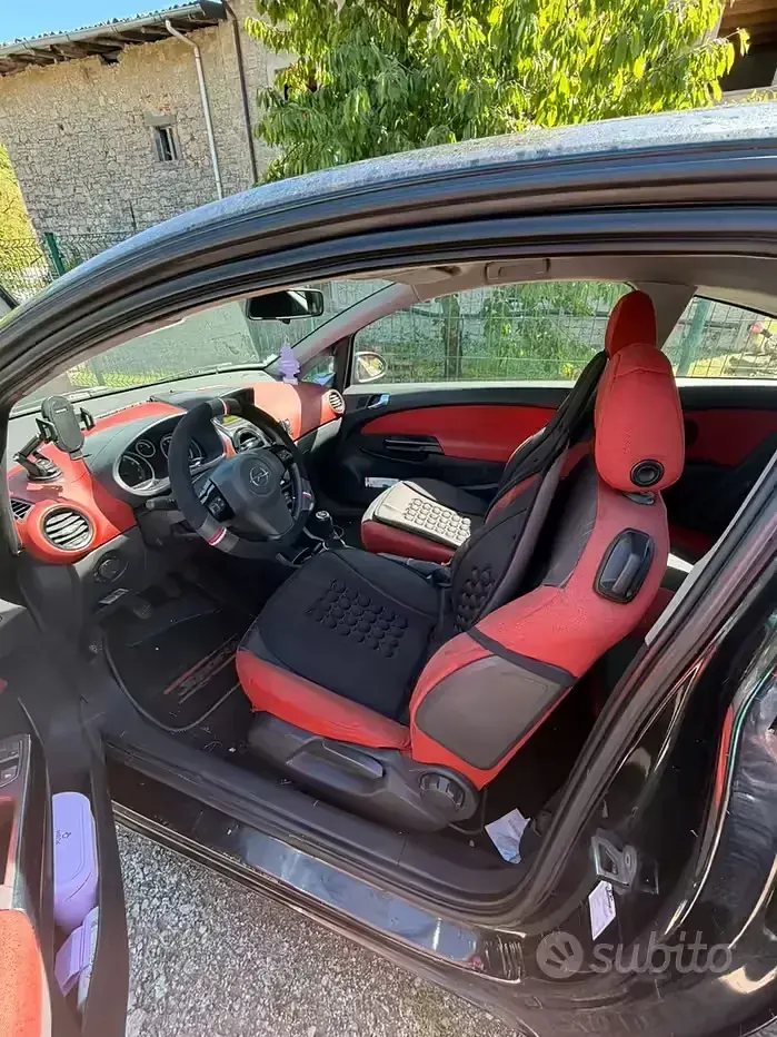 Usata Opel Corsa Club 75 CV (55 kW) 2008 Nero Utilitaria