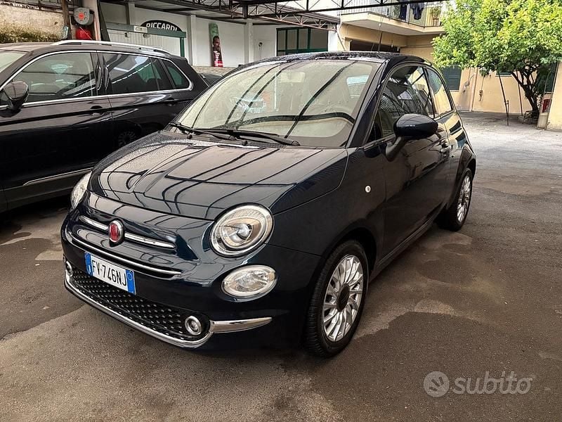 Blu Usata 2019 Fiat 500 Tre volumi | 8999 € (Ottimo prezzo) - Immagine 1/4