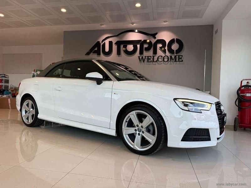 Usata Audi A3 Cabriolet Sport 150 CV (110 kW) 2020 Bianco Cabrio