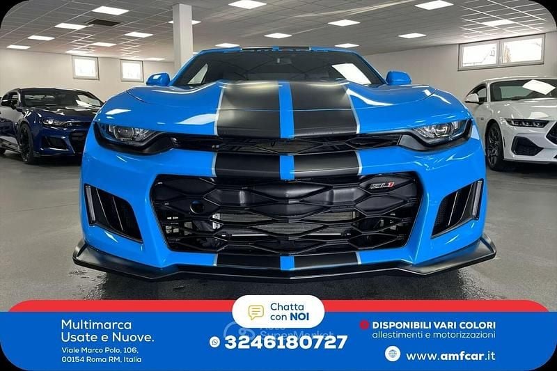 Usata Chevrolet Camaro ZL1 275 CV (202 kW) 2022 Blu Cabrio