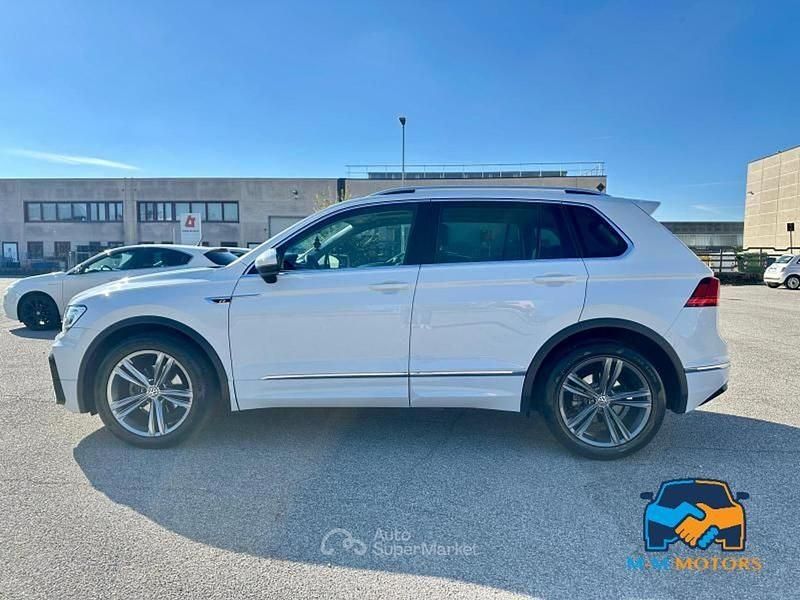 Usata VW Tiguan R-line 116 CV (85 kW) 2018 Bianco SUV