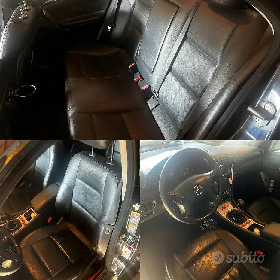 Usata Mercedes C220 Avantgarde 150 CV (110 kW) 2005 Nero Berlina
