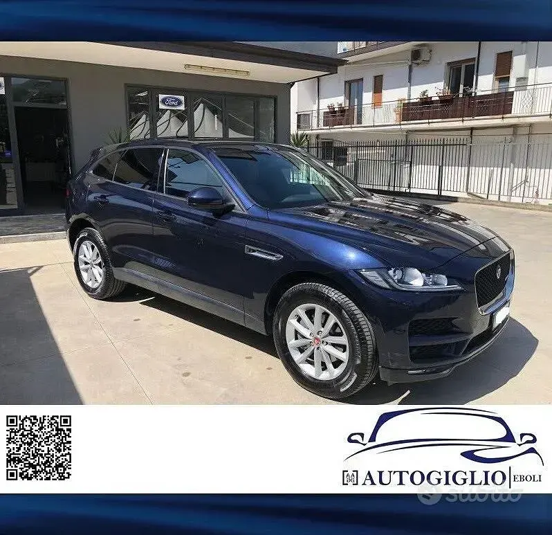 Usata Jaguar F-Pace Portfolio 180 CV (132 kW) 2017 Blu SUV