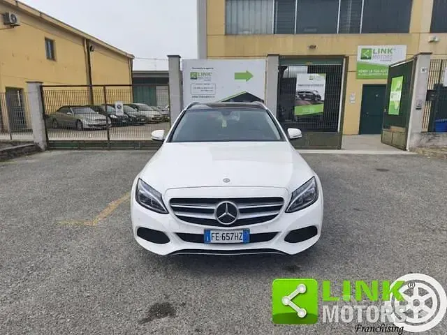 Usata Mercedes C220 Premium 170 CV (125 kW) 2016 Bianco Station wagon