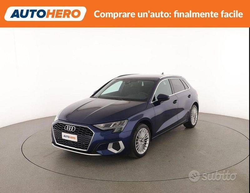 Usata Audi A3 Advanced 2023 Blu Berlina