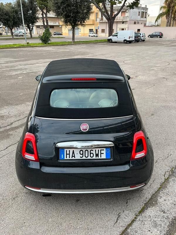 Usata Fiat 500C 2017 Nero Cabrio
