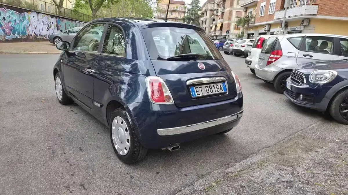 Usata Fiat 500 Lounge 69 CV (50 kW) 2013 Blu Utilitaria