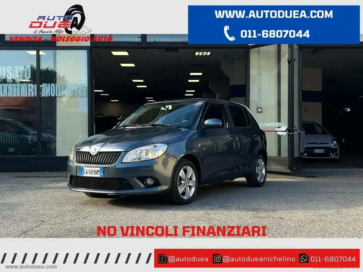 Usata Skoda Fabia 90 CV (66 kW) 2014 Grigio Berlina