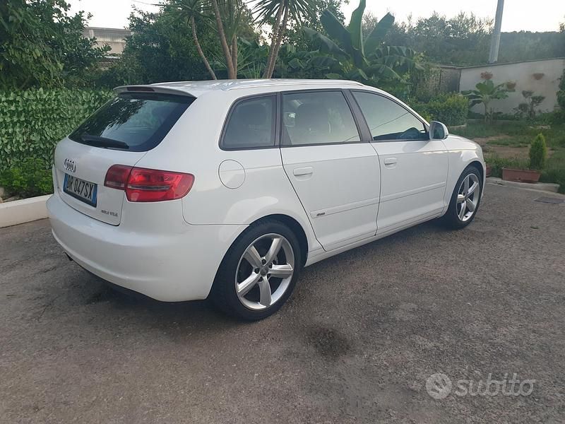 Usata Audi A3 S-Line 140 CV (102 kW) 2008 Bianco Utilitaria