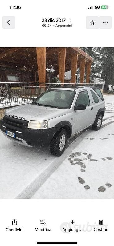 Usata Land Rover Freelander 2002 Grigio SUV