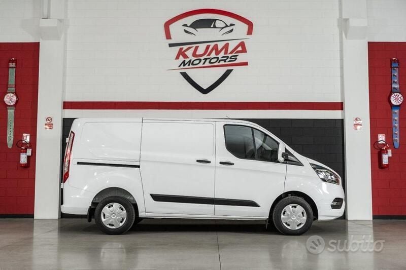 Bianco frozen Usata 2021 Ford Transit Custom Furgone | 17.600 € (Buon prezzo) - Immagine 1/4