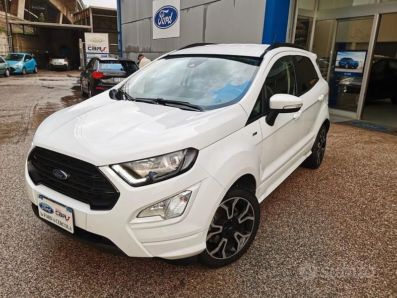 Bianco Usata 2021 Ford Ecosport ST-Line SUV | 13.800 € (Buon prezzo) - Immagine 1/4