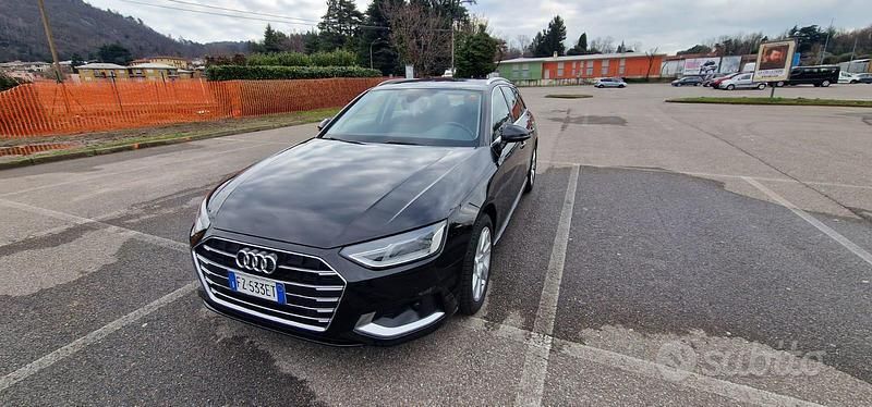 Usata Audi A4 Advanced 136 CV (100 kW) 2020 Nero Station wagon