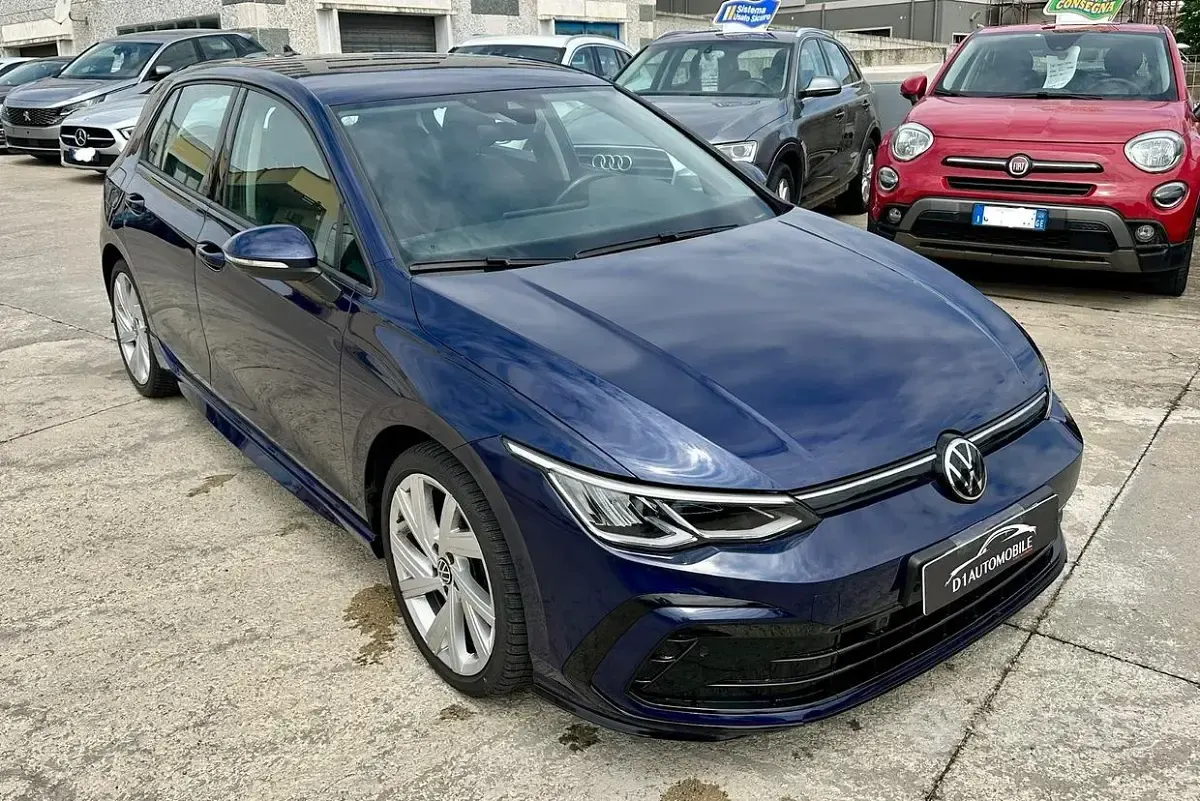 Usata VW Golf VII Style 150 CV (110 kW) 2021 Blu Utilitaria