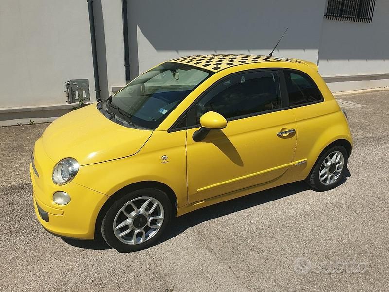 Usata Fiat 500 2010 Giallo Utilitaria