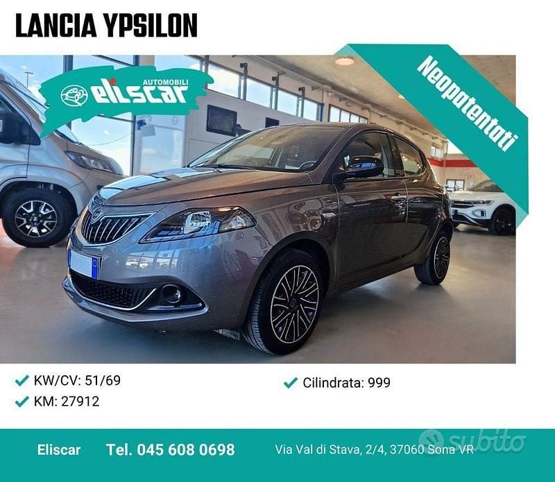 Usata Lancia Ypsilon 69 CV (50 kW) 2023 Grigio Utilitaria