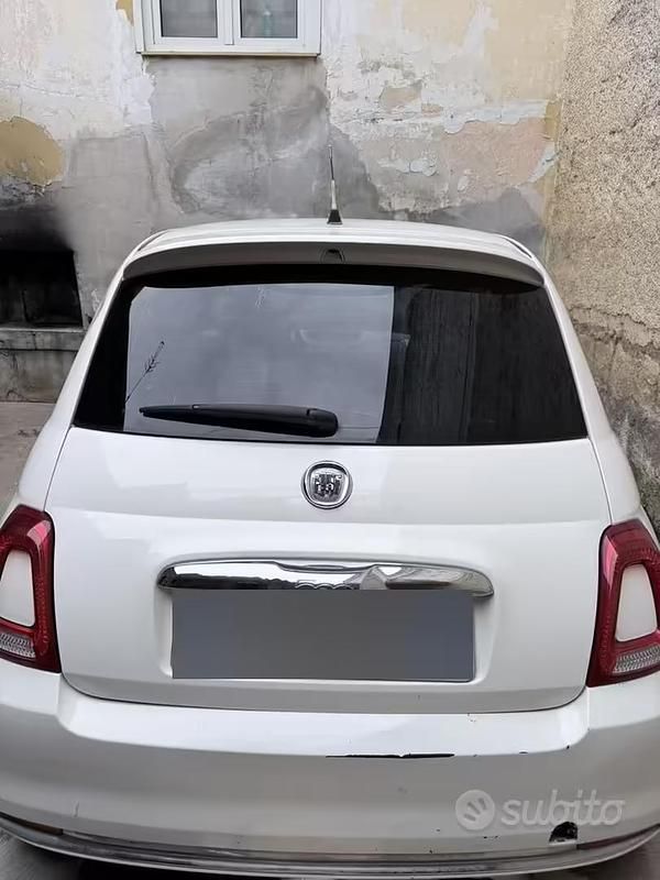 Usata Fiat 500 Sport 100 CV (73 kW) 2009 Bianco Cabrio