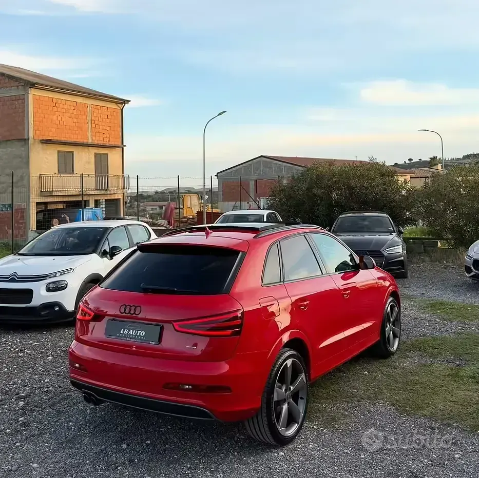 Usata Audi Q3 S-Line 177 CV (130 kW) 2014 Rosso SUV