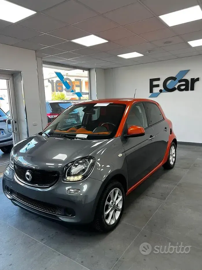 Usata Smart ForFour Passion 71 CV (52 kW) 2018 Grigio Utilitaria