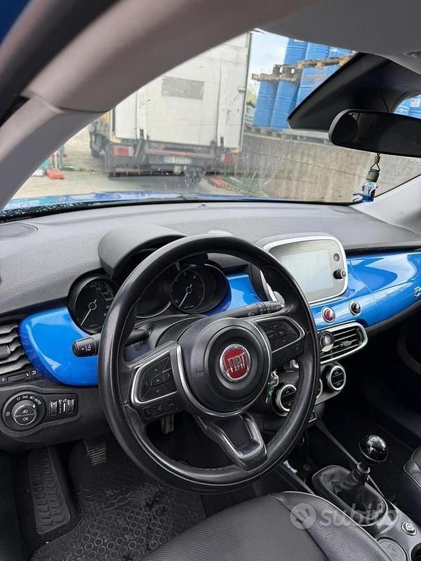 Usata Fiat 500X 95 CV (69 kW) 2019 Blu SUV