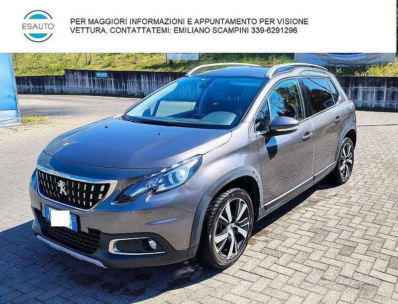Usata Peugeot 2008 GT-line 110 CV (80 kW) 2017 Grigio SUV