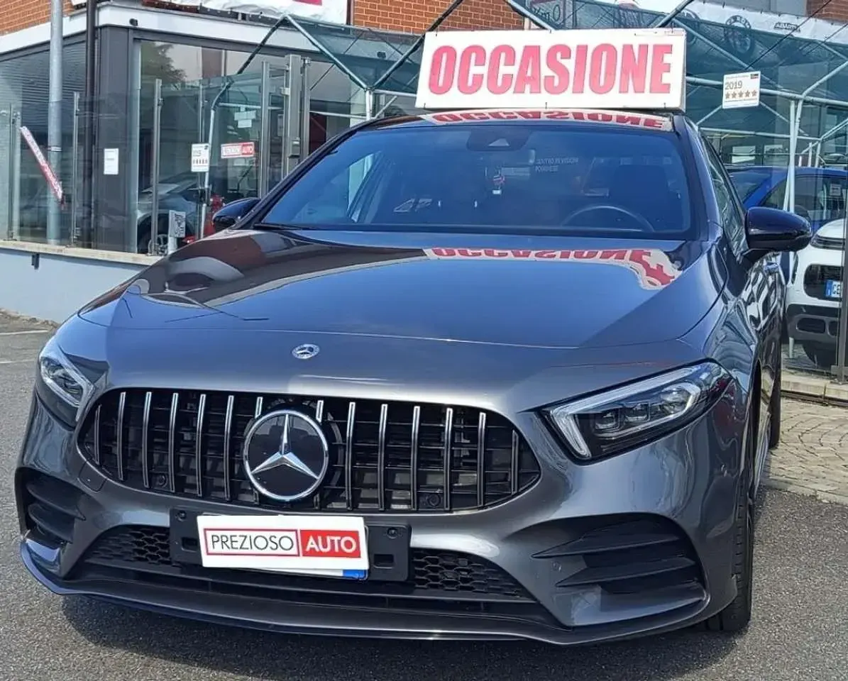 Usata Mercedes A200 Premium Plus 150 CV (110 kW) 2022 Grigio mountain Berlina