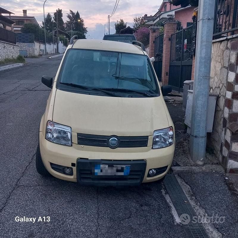Usata Fiat Panda 4x4 Climbing 69 CV (50 kW) 2007 Giallo Utilitaria