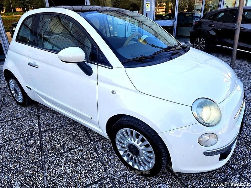 Usata Fiat 500 Lounge 69 CV (50 kW) 2009 Bianco Cabrio