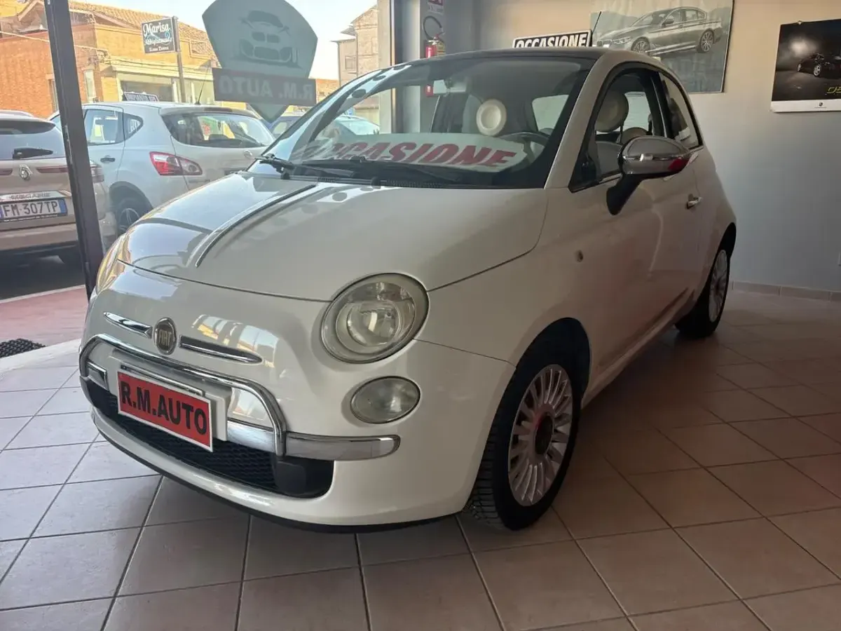 Usata Fiat 500 69 CV (50 kW) 2008 Bianco Berlina