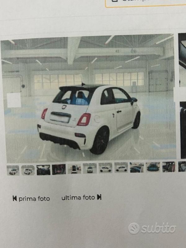 Usata Abarth 595C Esseesse 180 CV (132 kW) 2021 Bianco Cabrio