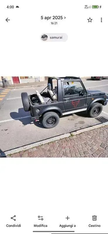 Usata Suzuki Samurai 64 CV (47 kW) 1992 SUV