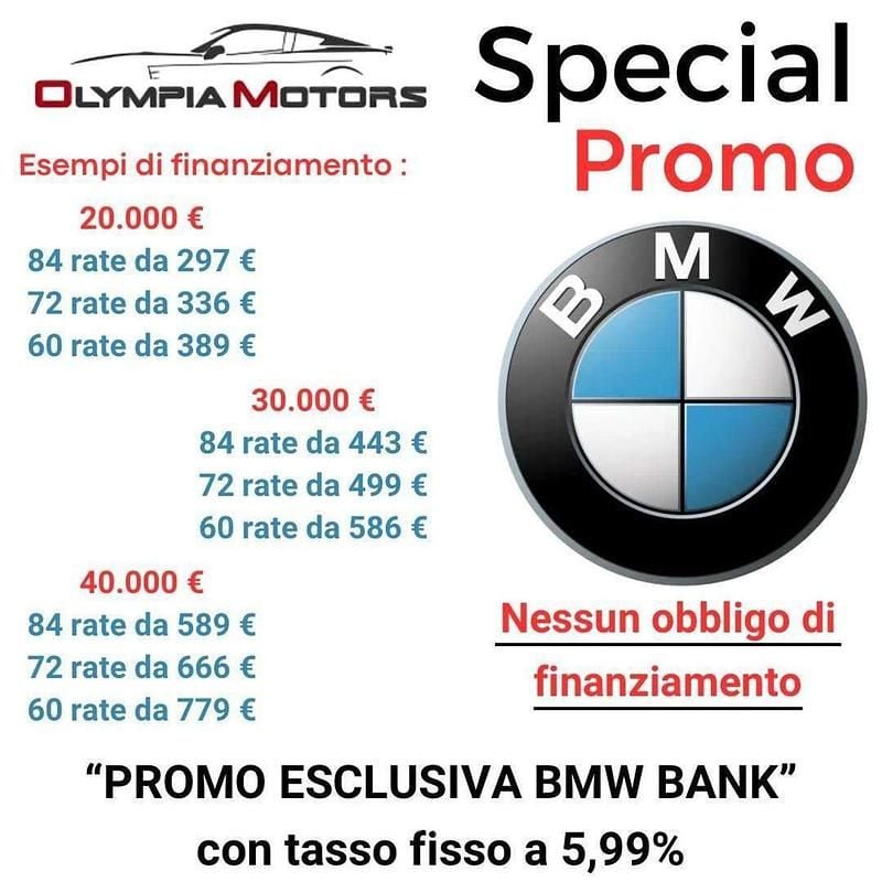 Usata BMW 420 M Sport 190 CV (139 kW) 2025 Bianco Coupé