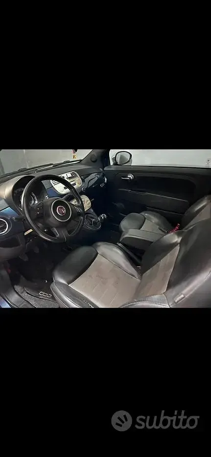 Usata Fiat 500 69 CV (50 kW) 2009 Blu Cabrio
