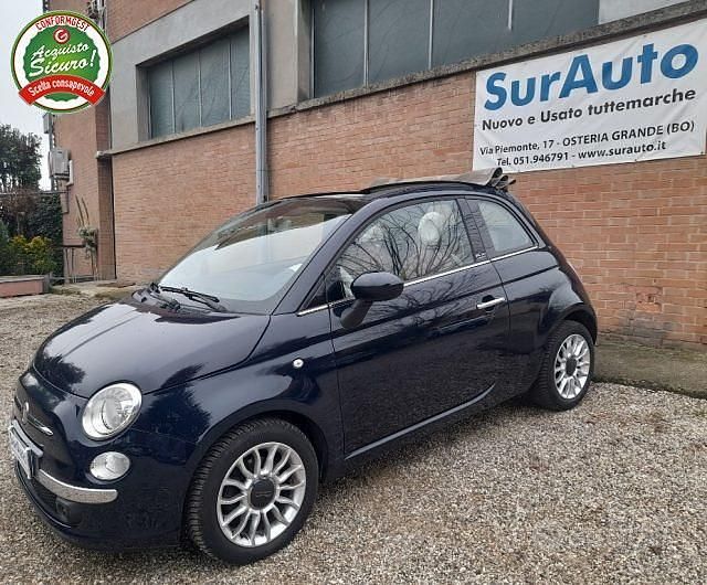 Usata Fiat 500C Lounge 95 CV (69 kW) 2011 Nero Cabrio