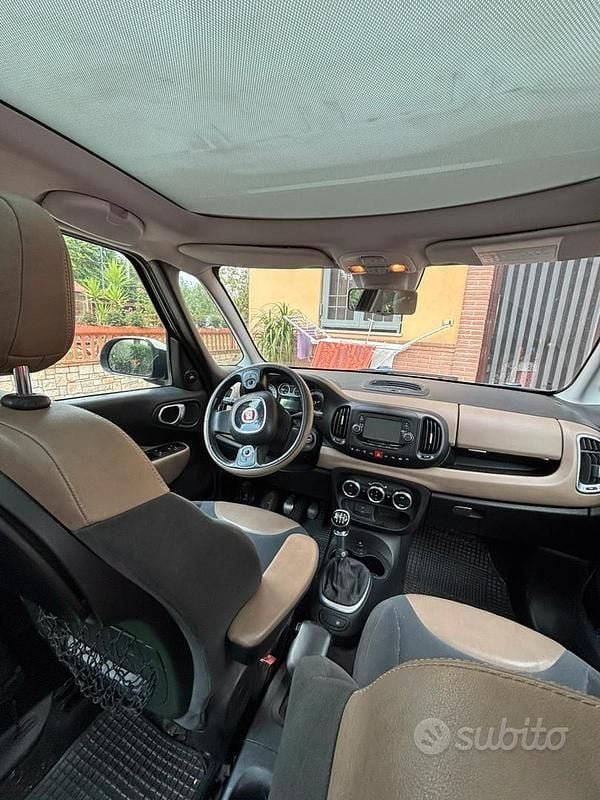 Usata Fiat 500L 105 CV (77 kW) 2014 Verde Monovolume